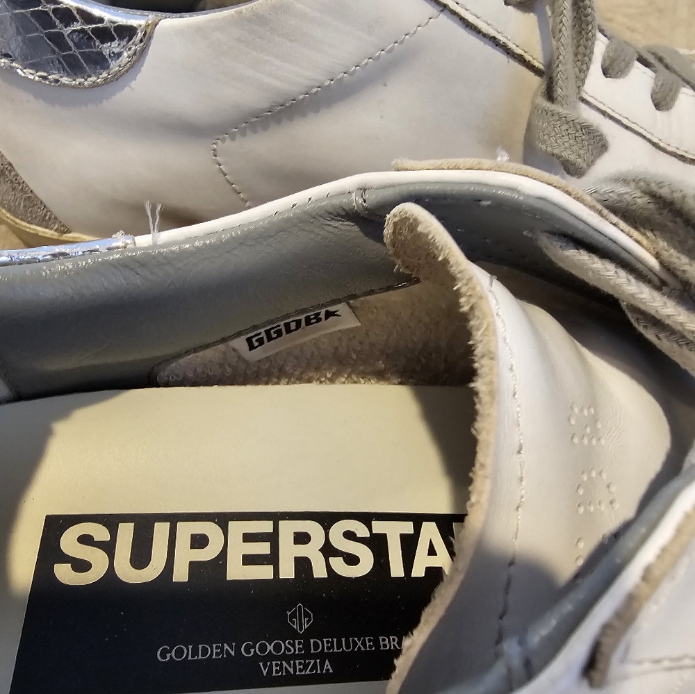 Golden Goose Silver Star Size 7 - Picture 6 of 9